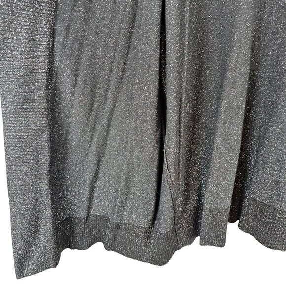 Womens Business Casual Officewear‎ Comfy Cardigan Metallic Gray Worthington LG - Picture 5 of 10